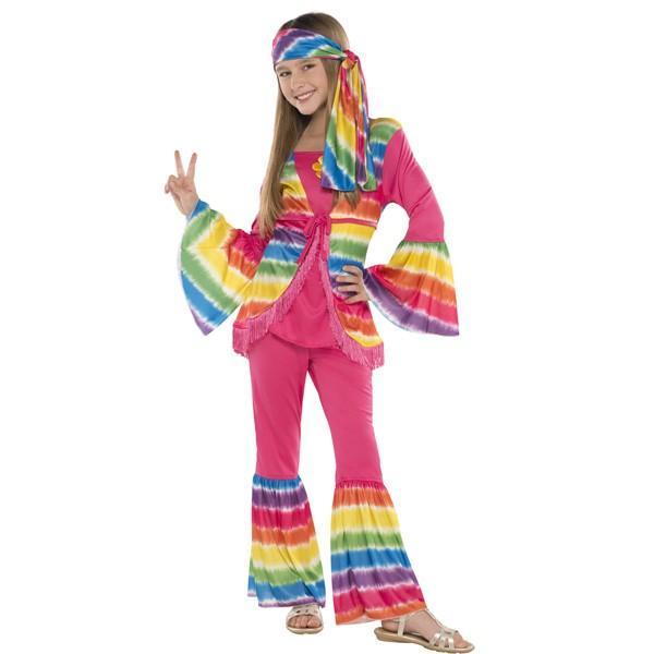 Girls Groovy Girl Costume - Large (12-14) - JJ's Party House