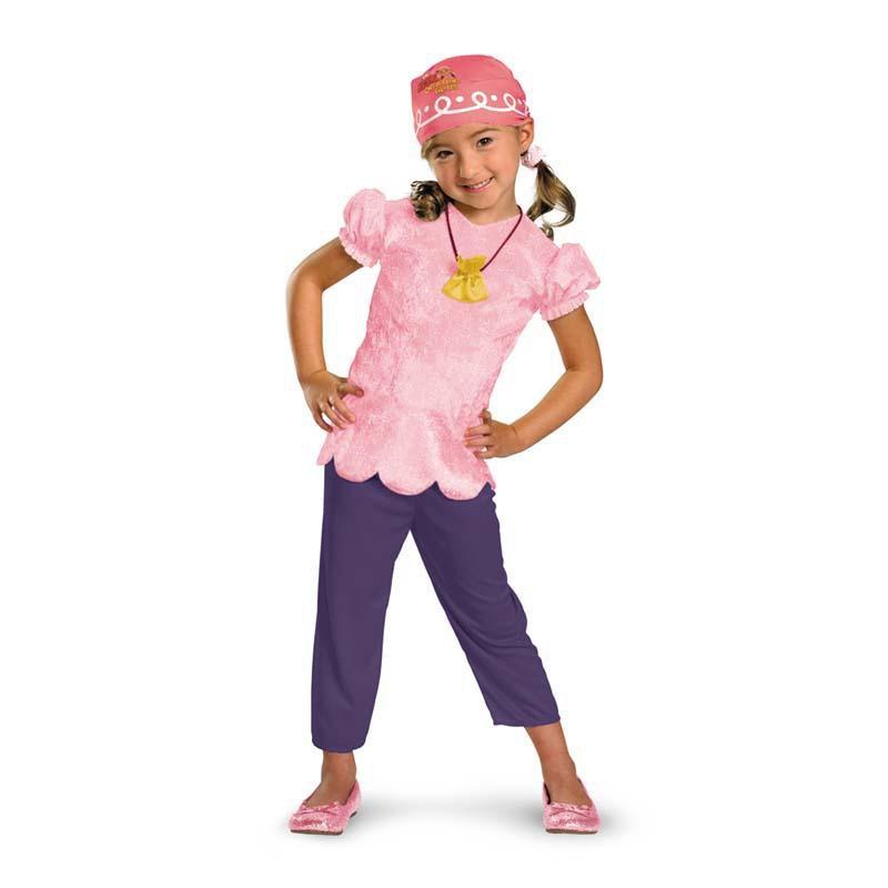 Girls Izzy Classic Costume - Jake & the Neverland Pirates - JJ's Party House