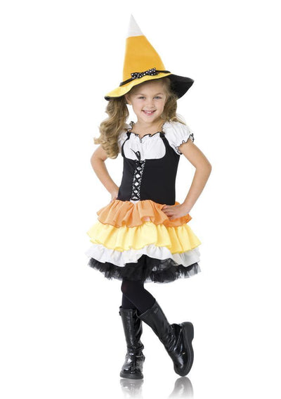 Girls Kandy Korn Witch Costume - JJ's Party House