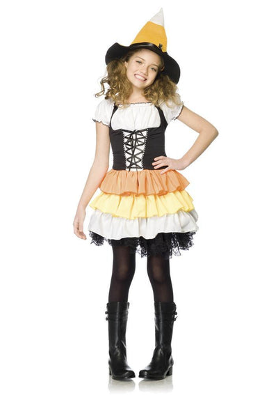 Girls Kandy Korn Witch Costume - JJ's Party House