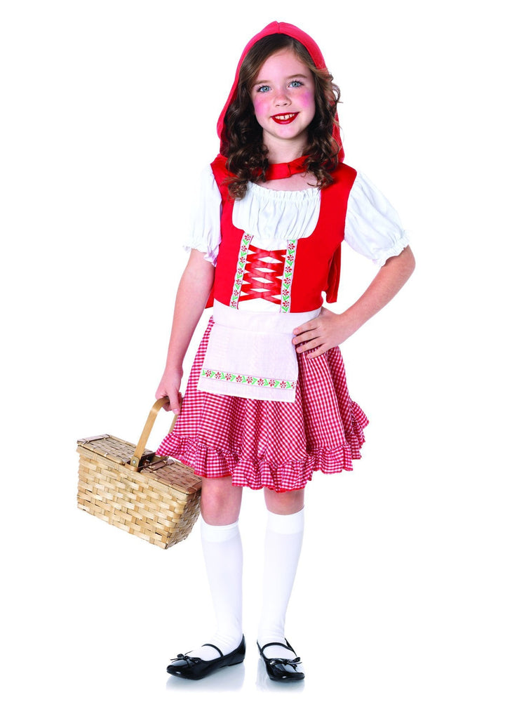 Girls Lil Miss Red Riding Hood Costume - JJ's Party House