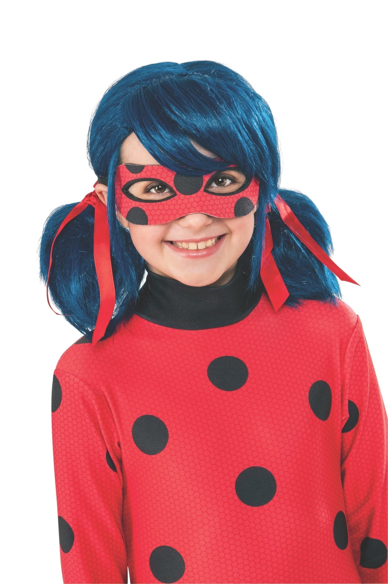 Girls Miraculous Lady Bug Wig - JJ's Party House