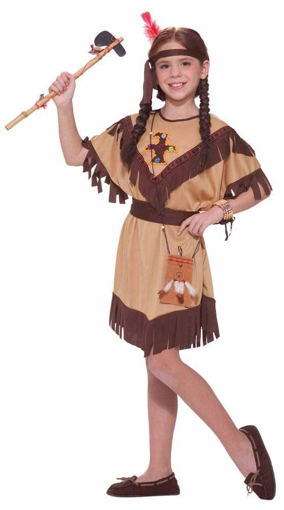 Girls Native American Princess Costume (Medium) - JJ's Party House