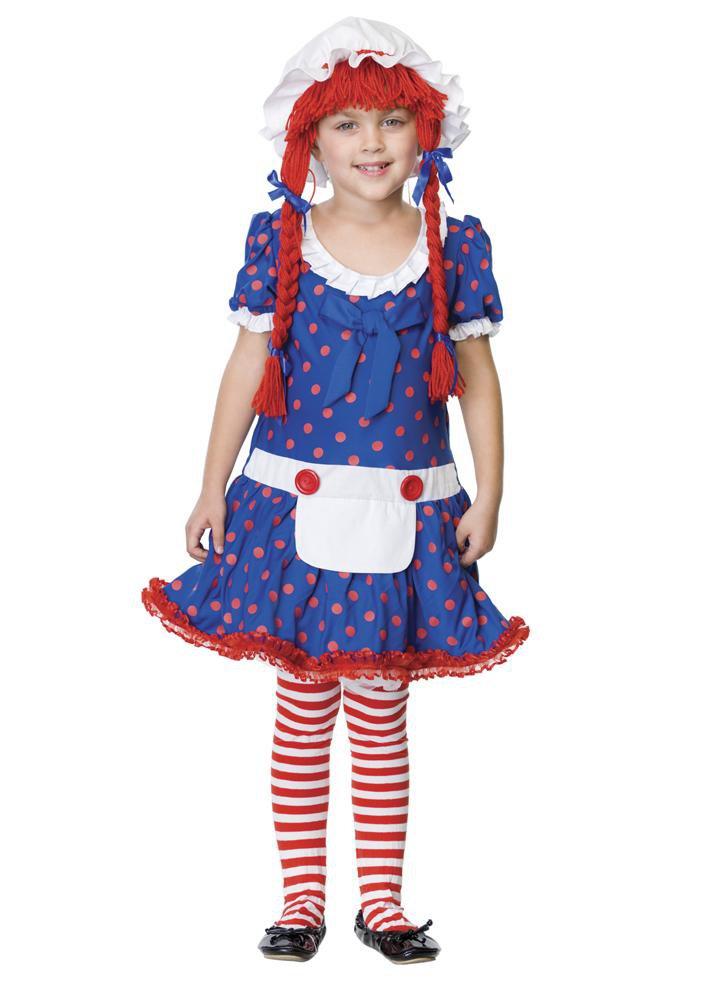 Girls Rag Doll Costume - JJ's Party House