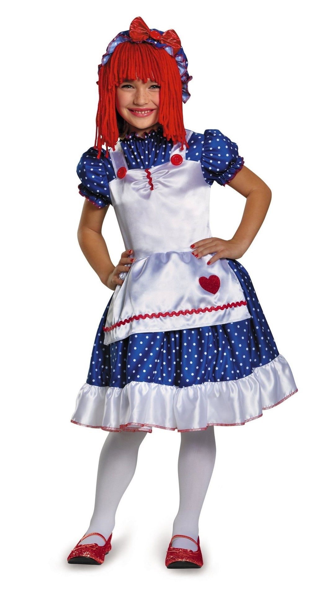 Girls Raggedy Ann Doll Costume - JJ's Party House