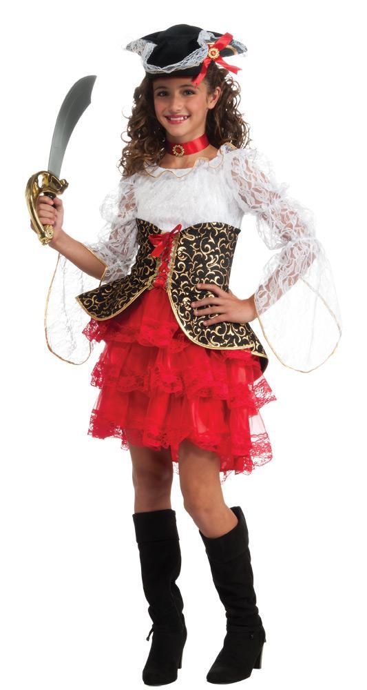 Girls Seven Seas Pirate Costume - JJ's Party House