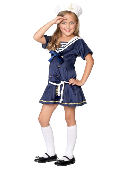 Girls Shipmate Cutie Costume - JJ's Party House