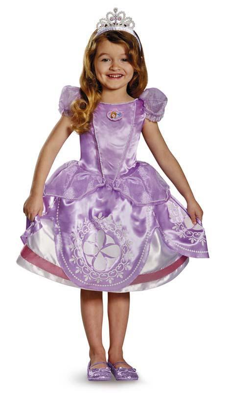 Girls Sofia Deluxe Costume - JJ's Party House