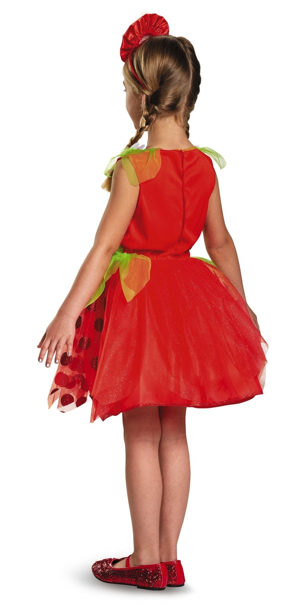 Girls Strawberry Kiss Costume - Shopkins - JJ's Party House