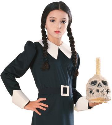 Girls Wednesday Wig - The Addams Family - JJ's Party House
