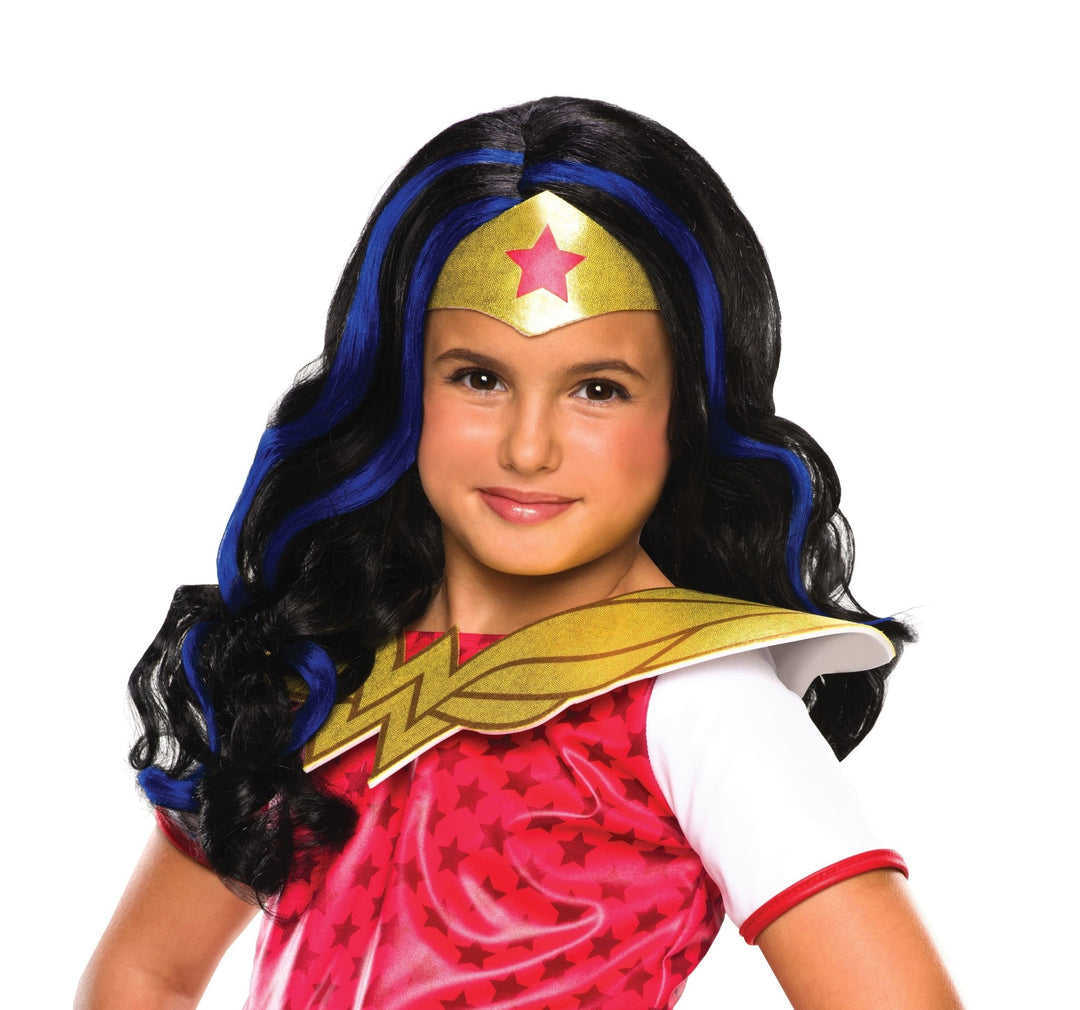 Girls Wonder Woman Wig - JJ's Party House