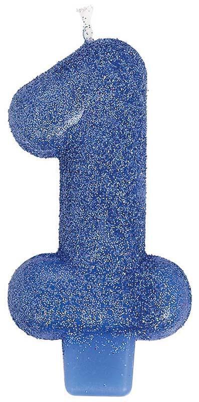 Glitter Numeral Birthday Candl - JJ's Party House