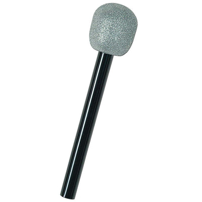 Glittered Microphone - JJ's Party House