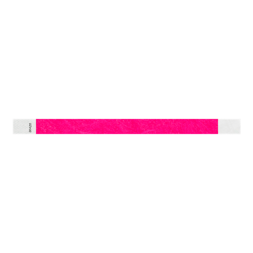 Glow Pink SecurBand Tyveck Wristbands 500ct - JJ's Party House McAllen, TX