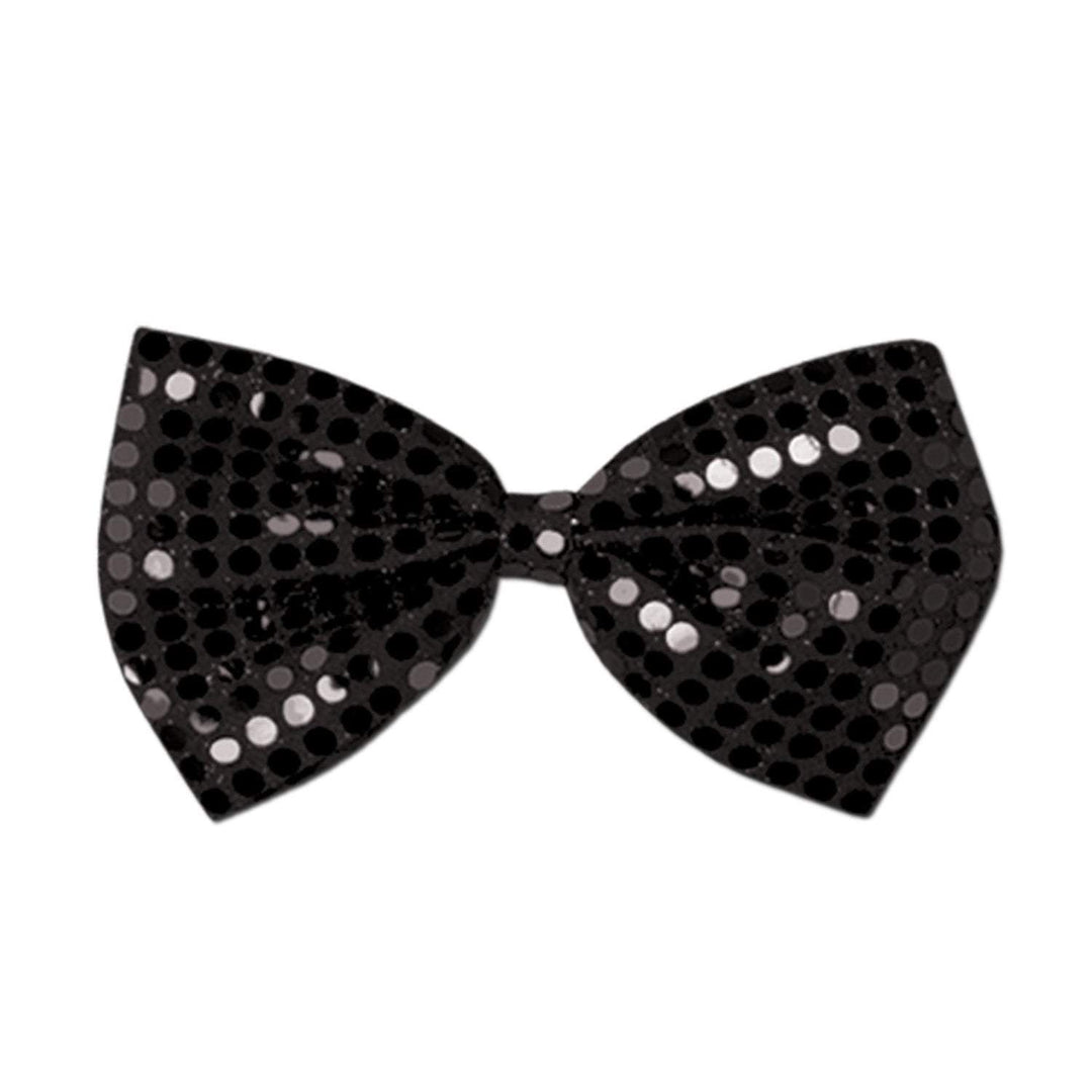 Gltz 'n Gleam Bow Tie - Black - JJ's Party House
