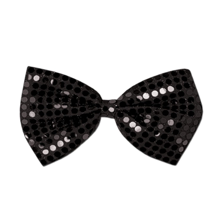 Gltz 'n Gleam Bow Tie - Black - JJ's Party House