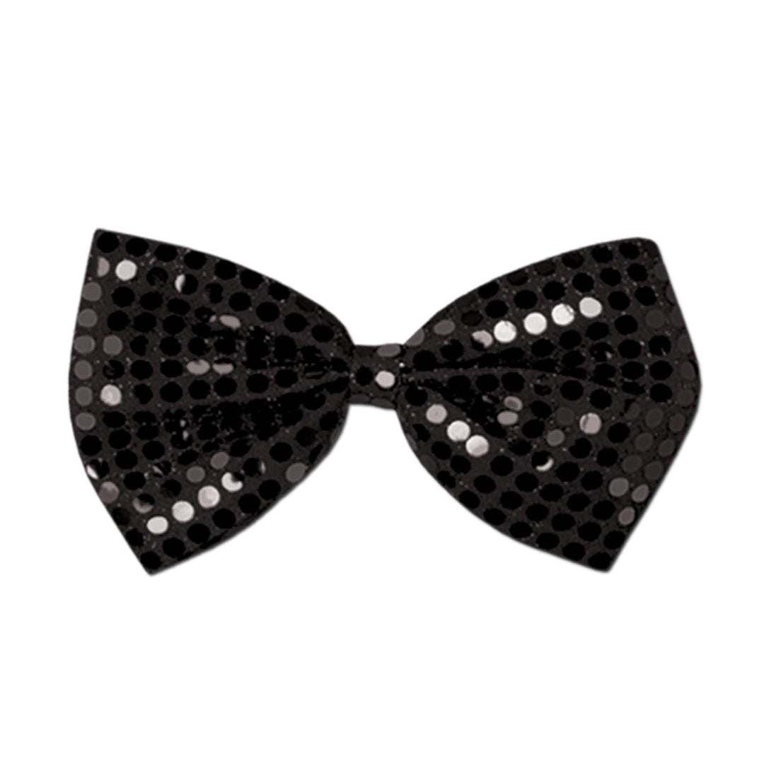 Gltz 'n Gleam Bow Tie - Black - JJ's Party House