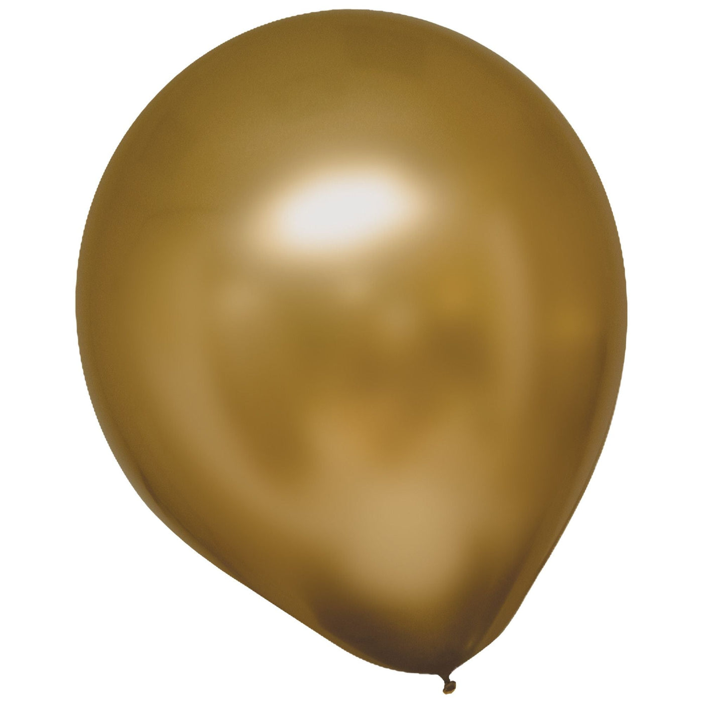 Gold Chome Latex Balloons 100ct - JJ's Party House