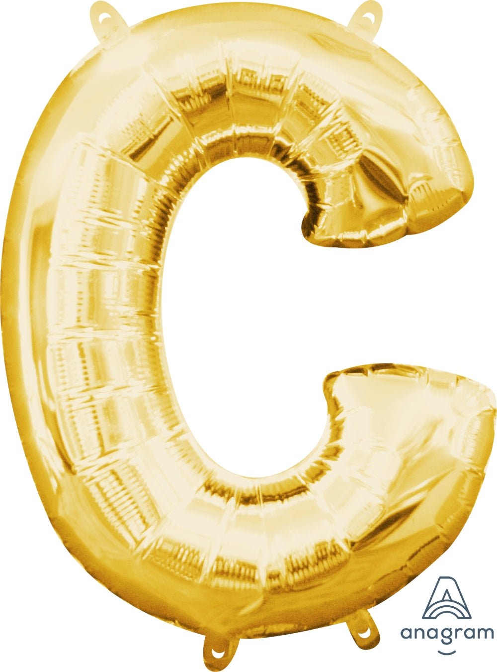 Gold Letter C Air Filled Balloon 16in - JJ's Party House