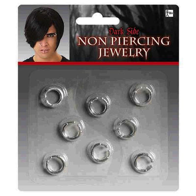 Gothic Non Piercing Jewelry 8pc - JJ's Party House