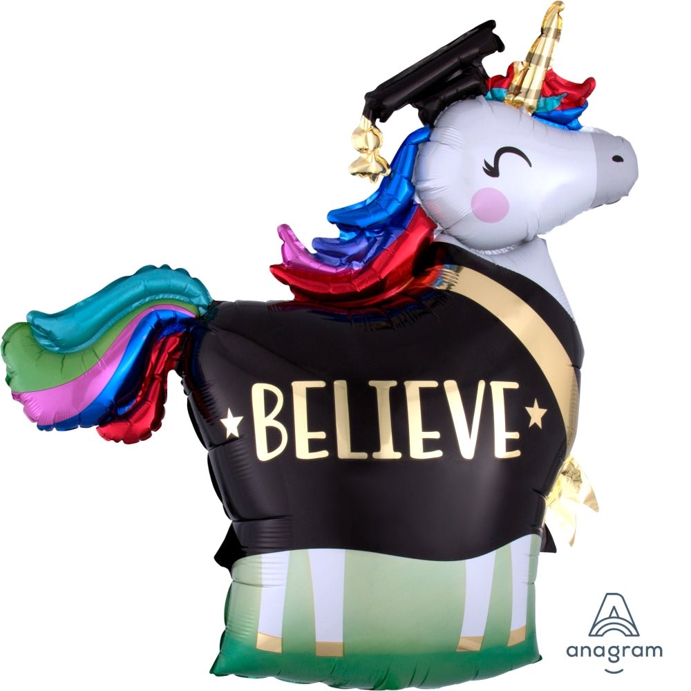 Grad Unicorn Balloon 33'' - JJ's Party House
