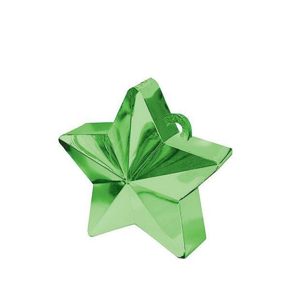 Green Star Balloon Weight - JJ's Party House
