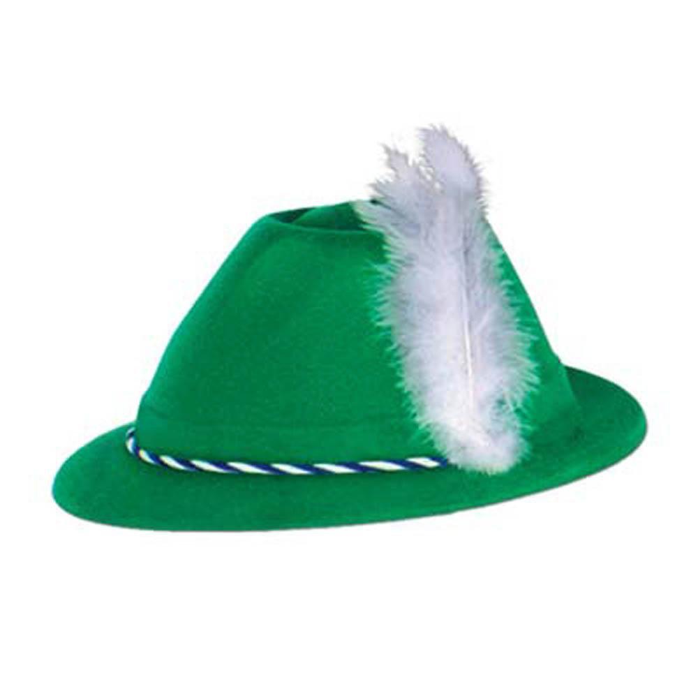 Green Tyrolean Hat - JJ's Party House