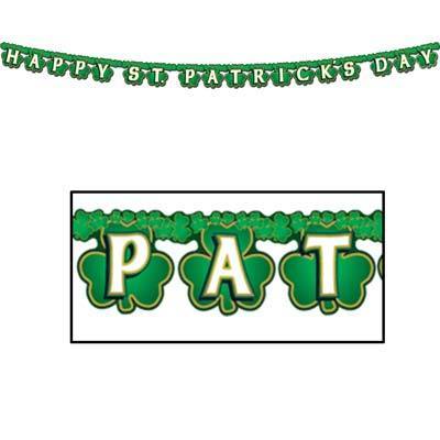 Happy St. Patrick's Day Shamrock Banner - JJ's Party House