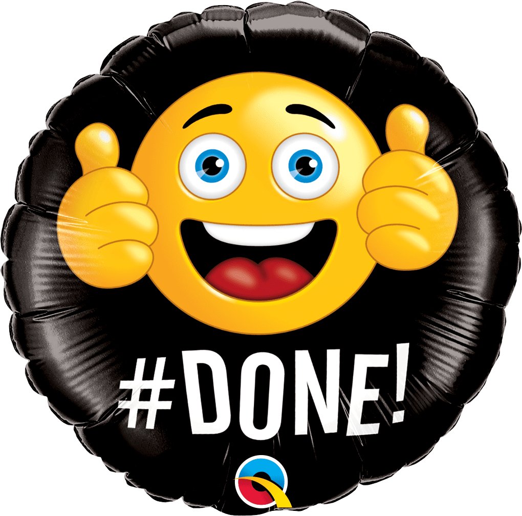 Hashtag #Done Balloon 18" - JJ's Party House