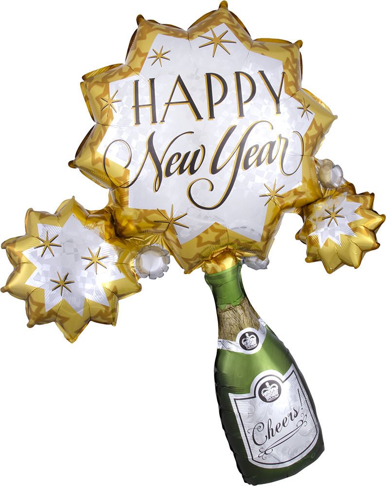 HNY Champagne Burst Balloon - JJ's Party House