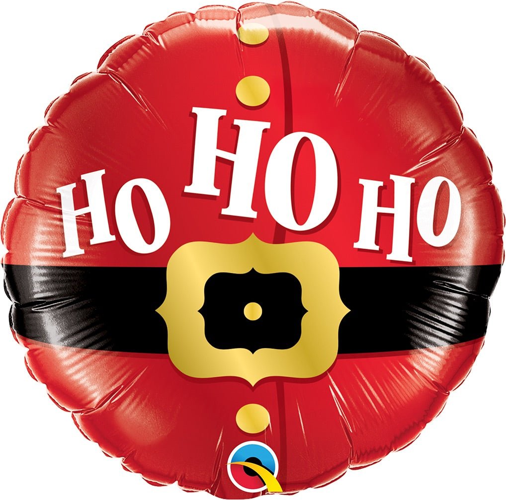 Ho Ho Ho Santa's Belt Mylar Balloon 18" - JJ's Party House