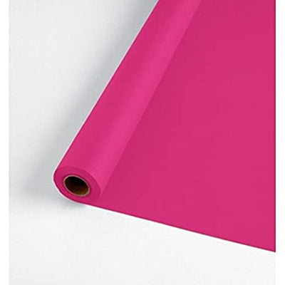 Hot Pink Solid Table Roll, 40" x 150' - JJ's Party House