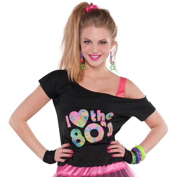 I Love The 80s T-Shirt - Standard Size - JJ's Party House