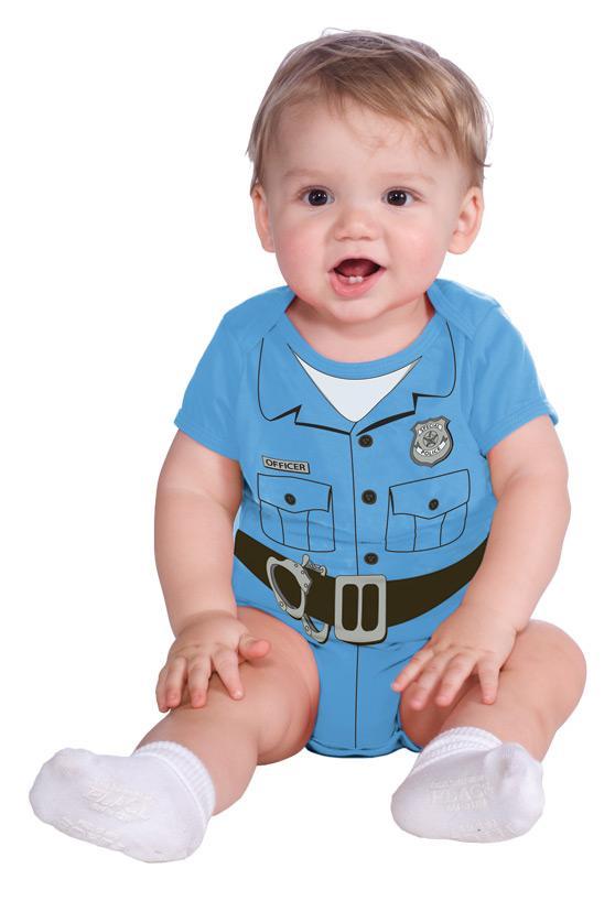 Infant/Baby Police Man Onesie Costume - JJ's Party House
