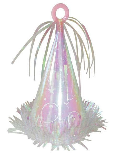 Iridescent Party Hat Balloon Weight - JJ's Party House