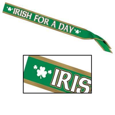 Irish For a Day Satin Sash - JJ's Party House