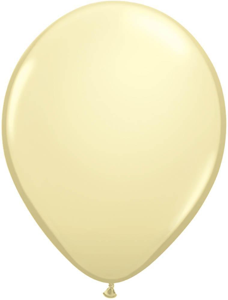 Ivory Silk 11'' Latex Balloon - JJ's Party House