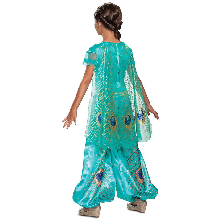 Jasmine Teal Deluxe Costume DIS-22433 MEDIUM (7-8) - JJ's Party House