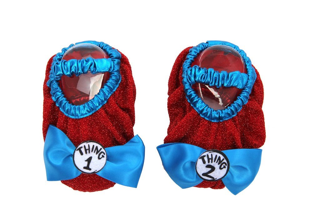 Kids Thing 1 & 2 Costume Shoe Covers - JJ's Party House