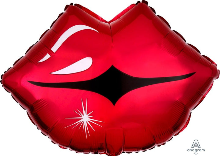 Kissy Lips Mylar Balloon - JJ's Party House