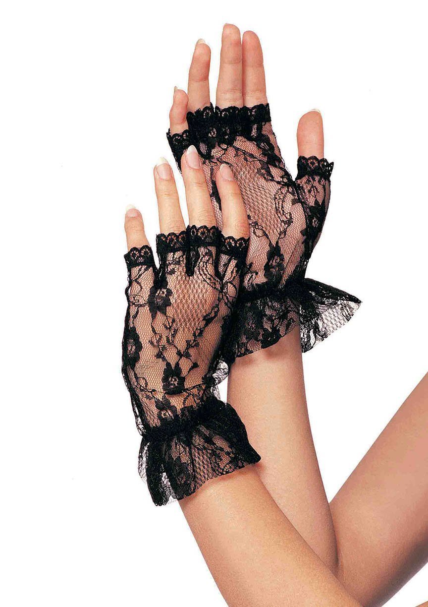 Lace Fingerless Wrist Gloves - JJ's Party House