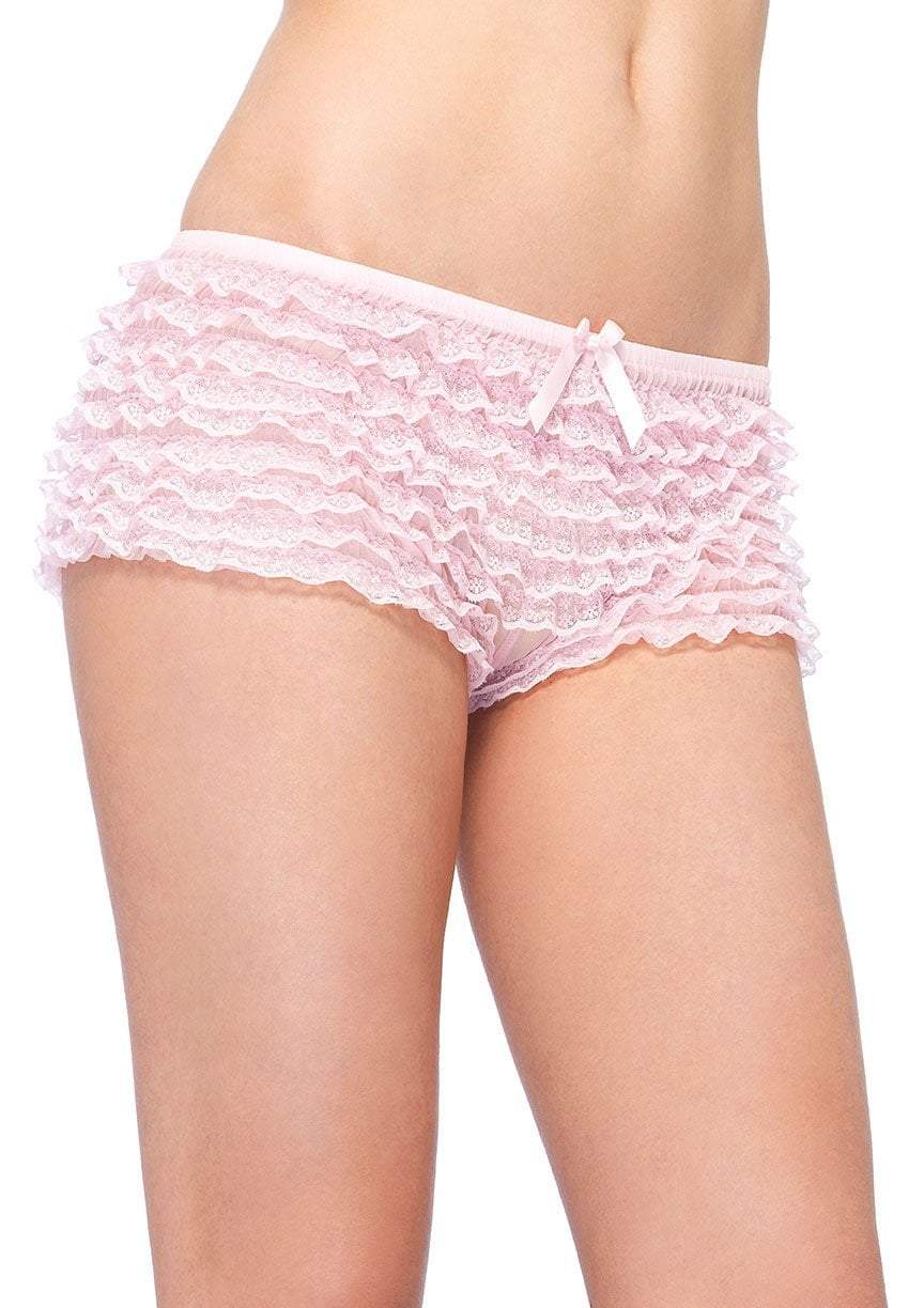 Lace Ruffle Tanga Boy Shorts - JJ's Party House