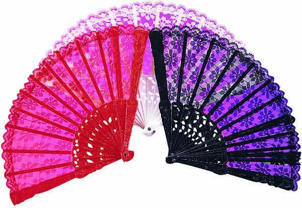 Large Lace Fan - JJ's Party House