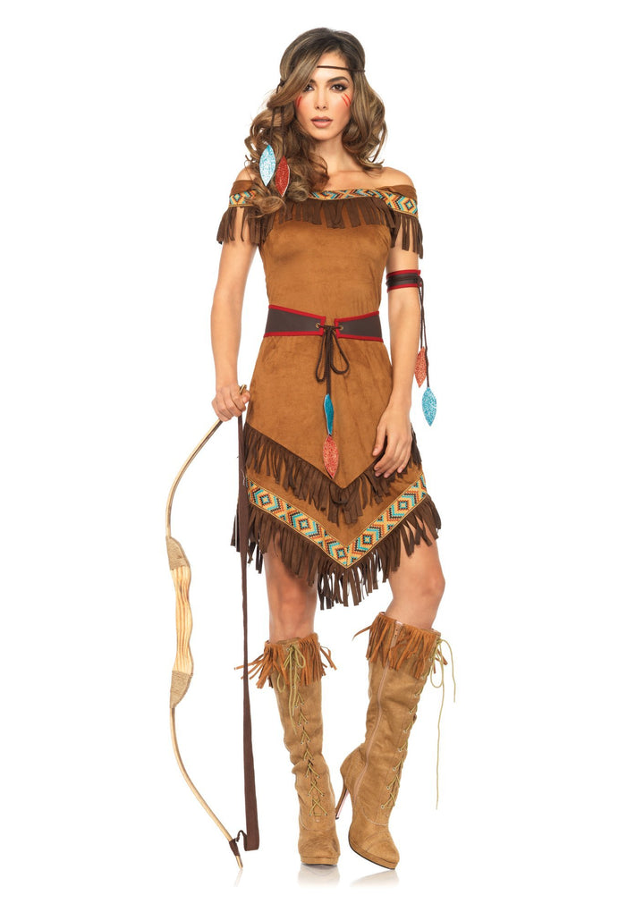 Leg Avenue Costumes MEDIUM/LARGE Adult Native Princess Indian Costume