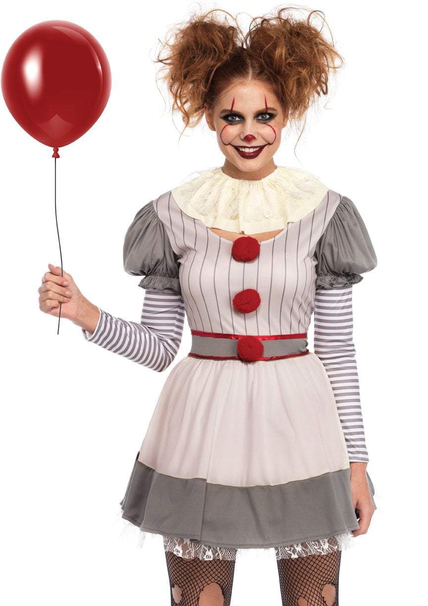 Leg Avenue Costumes MEDIUM/LARGE Creepy Clown Costume