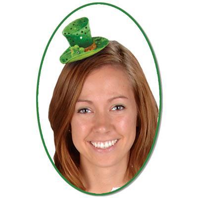 Leprechaun Mini Hat Hair Clip - JJ's Party House