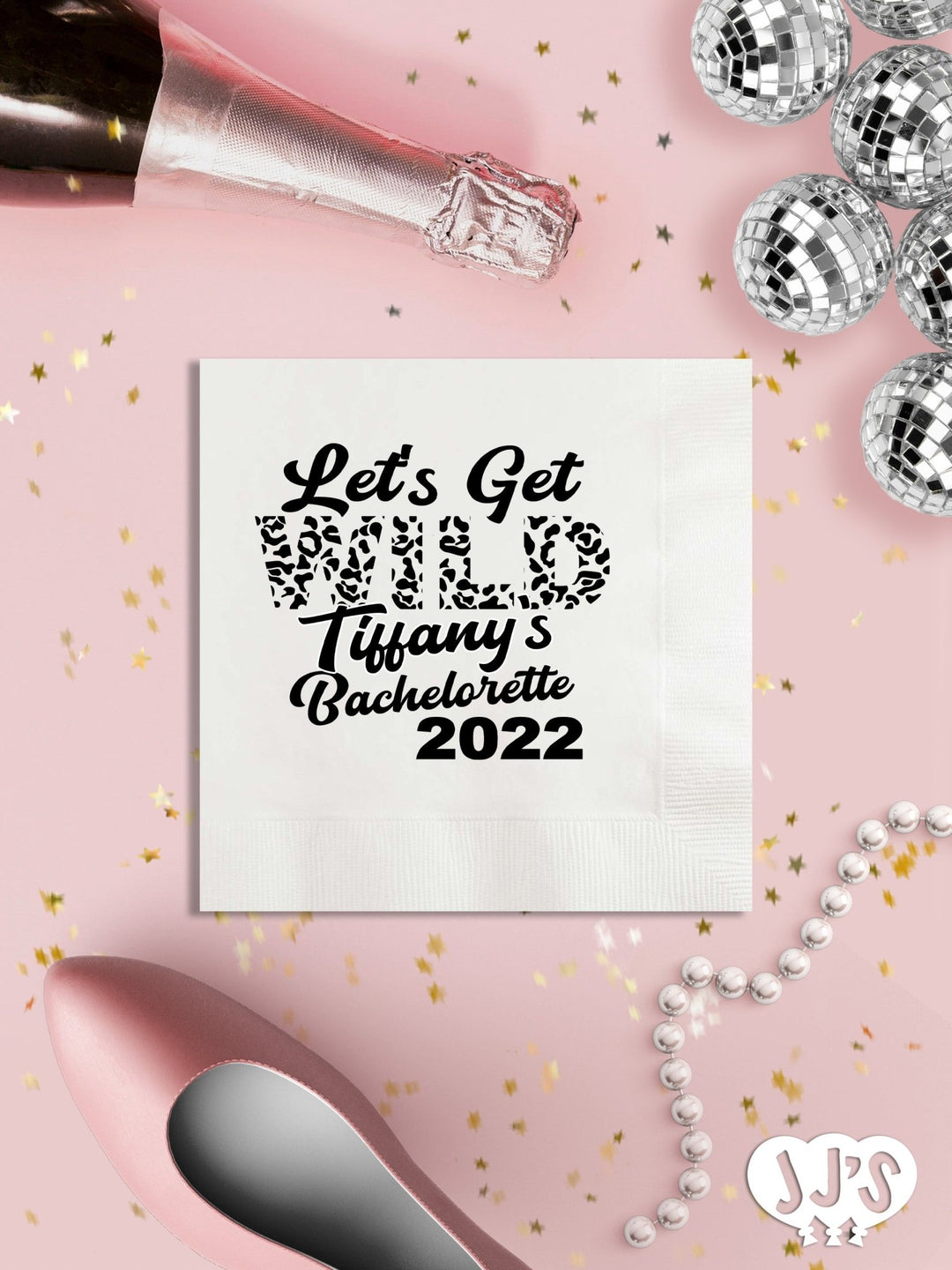 Let's Get Wild Bachelorette Party Napkins - JJ's Party House