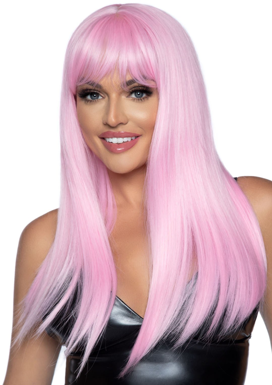 Long straight bang wig 24" - JJ's Party House