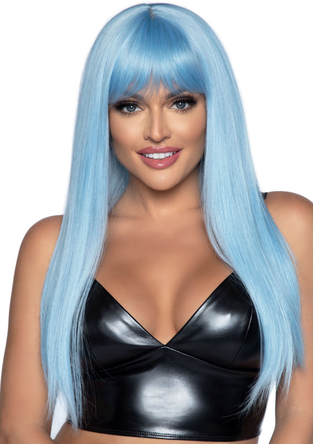 Long straight bang wig 24" - JJ's Party House