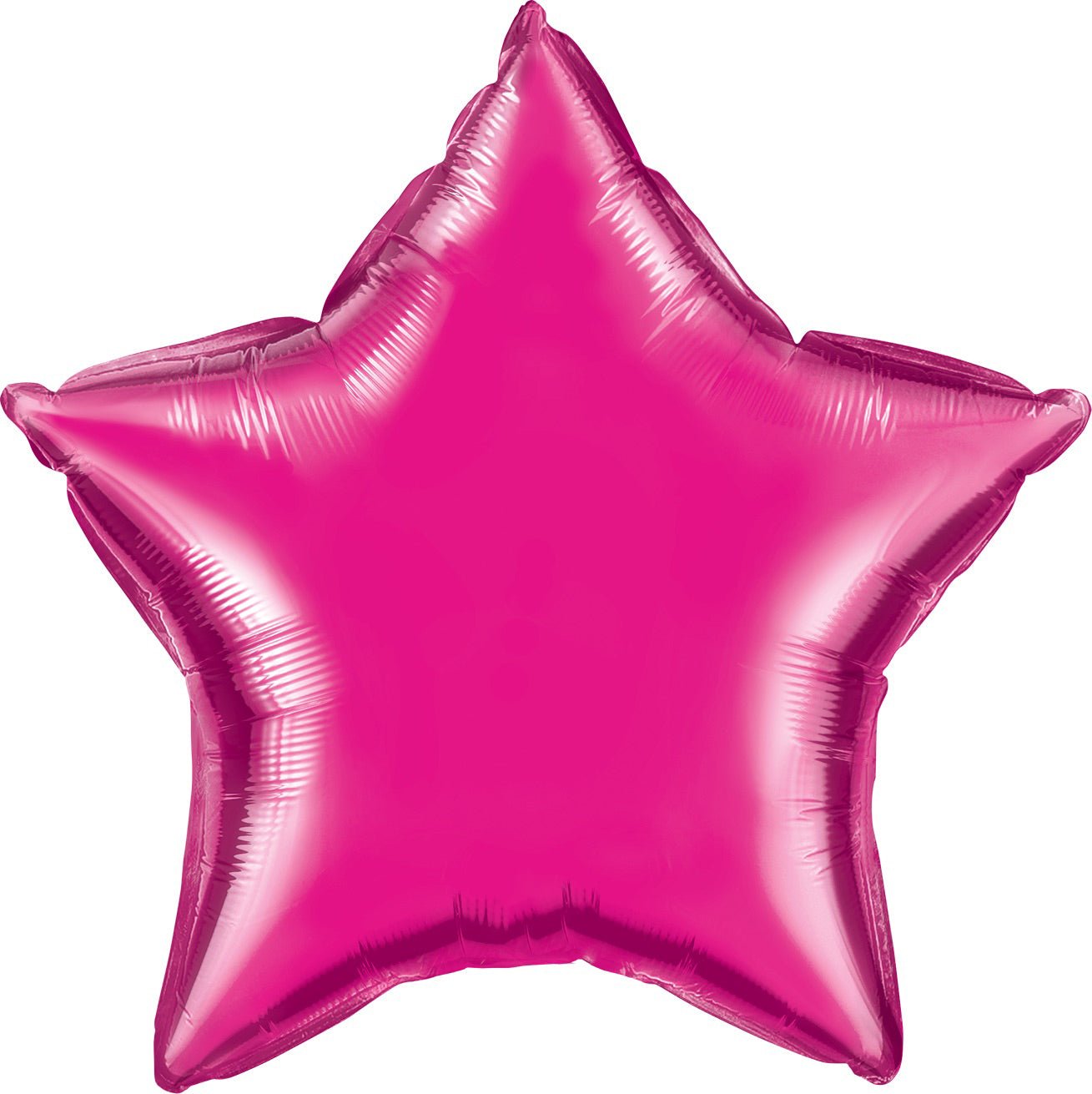 Magenta Star Foil Balloon - JJ's Party House